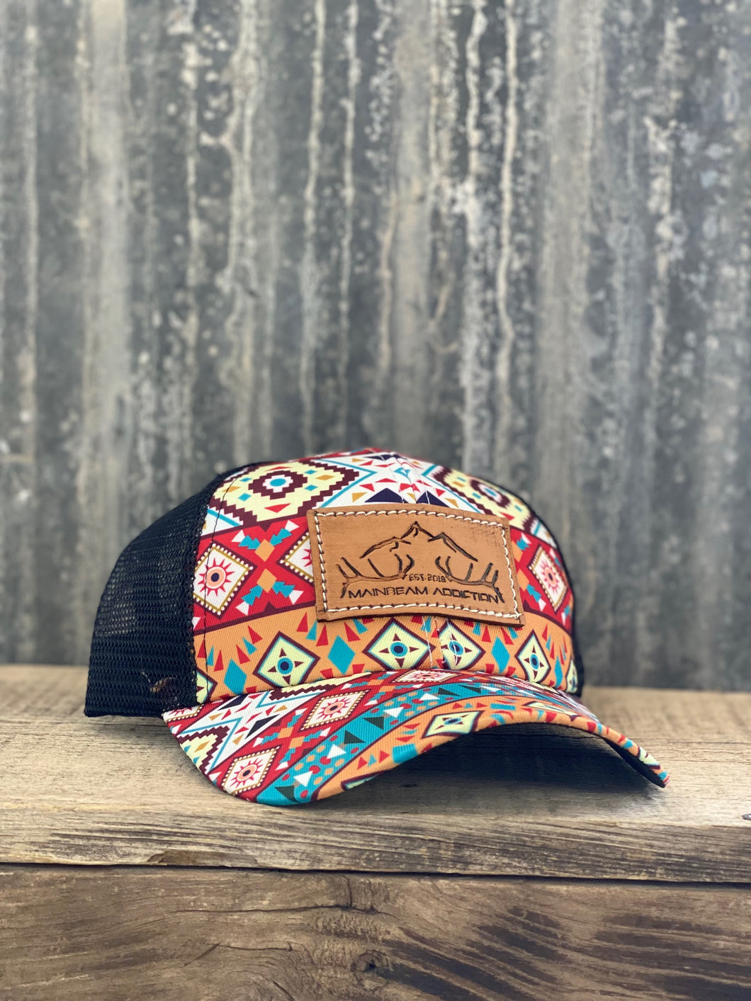 MBA Shed Womens Ponytail Hat - Aztec