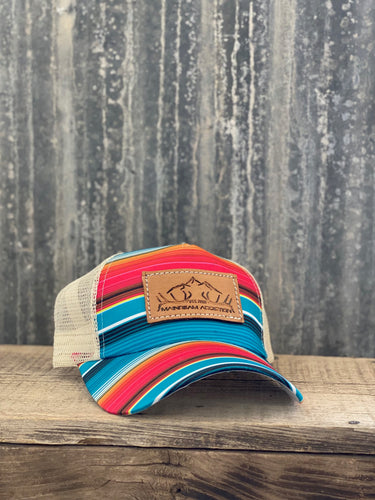 MBA Shed Womens Ponytail Hat - Serape