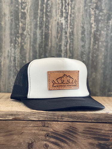 MBA MB White Foam Trucker