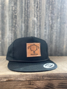 MBA MB Black Rope Flat Bill