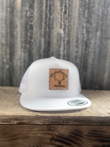 MBA MB White Flat Bill
