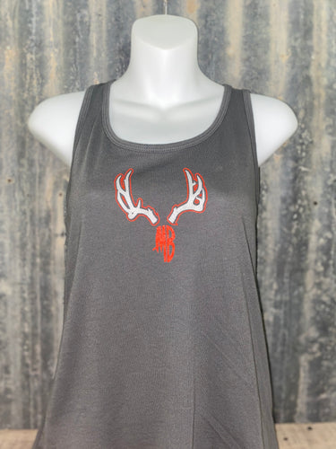 MBA Women's Racerback Tank Dark Gray